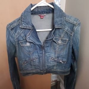 Guess? Cropped jean jacket